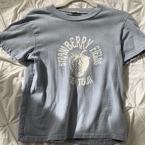 Brandy Melville strawberry fields t shirt